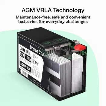 GREENCELL AGM VRLA baterija 6V 4Ah IP54
