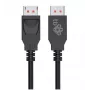 DisplayPort kabelis 2m juodas M/M 2.1 versija