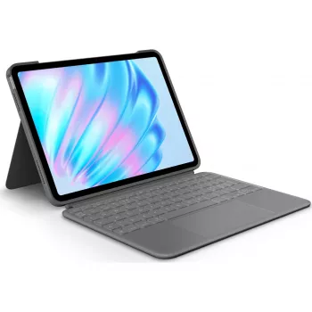 Klaviatūros dėklas Logitech Combo Touch QWERTY danų, suomių, norvegų, švedų Smart Connector pilka
