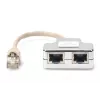 Pataisos laido adapteris Digitus CAT 5e ekranuotas 1:1