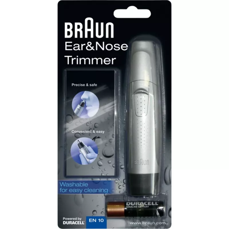 Braun Exact Series EN 10 precizinis trimeris, juodas, sidabrinis