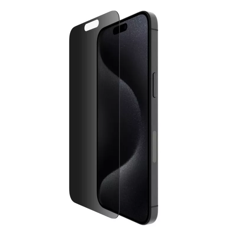 Apsauginis stiklas Belkin ScreenForce Apple iPhone 16 Pro antibakterinis, atsparus smūgiams ir įbrėžimams