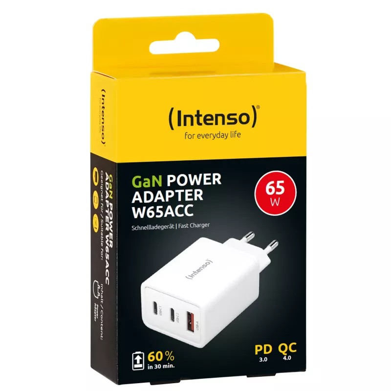 Maitinimo adapteris 1xUSB-A / 2xUSB-C / 7806512 Intenso