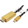 ROLINE 11.04.5847 USB grafikos adapteris 3840 x 2160 pikselių juodas - auksinis