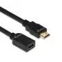 HDMI ilginimo laidas MediaRange MRCS256, HDMI 2.0, 18 Gbit/s, ARC, HDMI A tipo kištukas į lizdą, 2 m, juodas