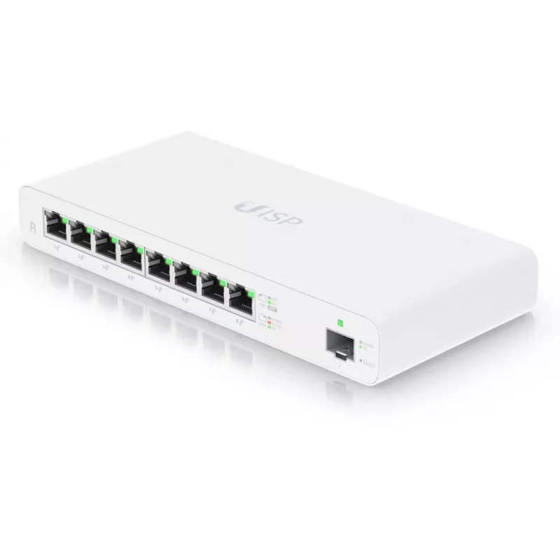Ubiquiti UISP maršrutizatorius, laidinis, Gigabit Ethernet, baltas