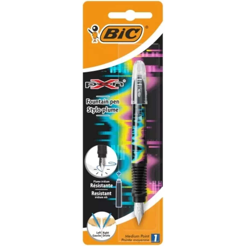BIC Fountain Pen X Pen Decor Girls Blister 1