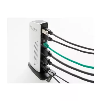 USB dokų stotelė DeLOCK 87771 Dviguba HDMI Full-HD USB 3.2 LAN Garsas