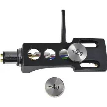 Headshell Omnitronic 10605263 su nuimamais atsvarais, juodas