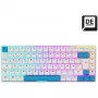 Sharkoon SKILLER SGK50 S3 PBT klaviatūra Gaming USB QWERTZ Vokiška Balta