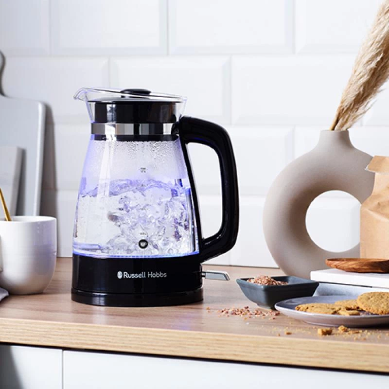 Russell Hobbs 26080-70 elektrinis virdulys 1.7 L 2400 W Juodas, Peršviečiamas
