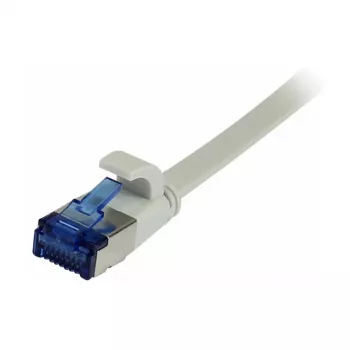 Synergy 21 Patch Laidas RJ45, CAT6A 500MHz, 0,15m, Pilkas, U/FTP, Plokščias, TPE (Superflex), AWG32