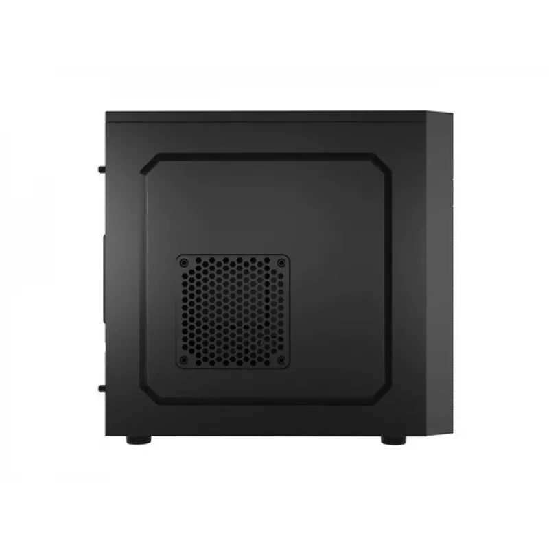 Korpusas NATEC Helix Mini Tower juodas – Micro-ATX/Mini-ITX, 3x3,5 col. + 5x2,5 col., 33 cm GPU, USB-C/USB-A
