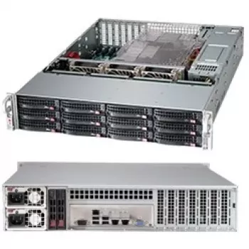 Serverinis korpusas Supermicro 826BAC4-R920LPB juodas 1U stelažinis
