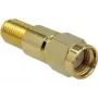 Koaksialinis adapteris RP-SMA → RP-SMA DeLOCK 89993, 50 Ω, auksinis