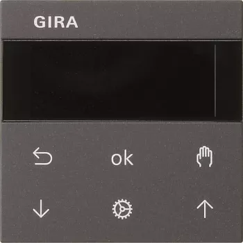 GIRA 536628 S3000 žaliuzių + laikmačio jungiklis su ekranu (536628)