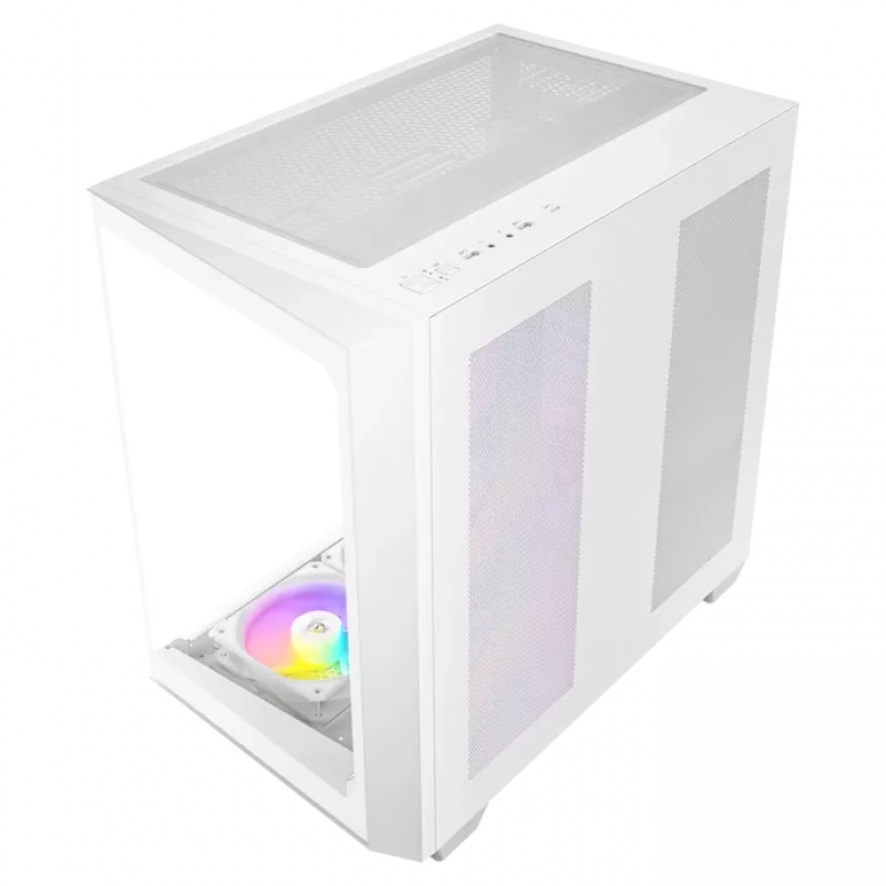 Antec C5 Midi Tower baltas - ATX/ITX/micro ATX korpusas su stiklu ir 3x 120 mm ventiliatoriais