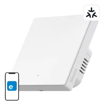 Sieninis Wi-Fi išmanusis jungiklis Sonoff M5-1C-86W 1 kanalo vienos grandinės valdymui