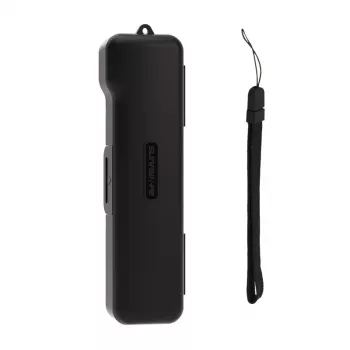 Apsauginis dėklas su dirželiu Sunnylife, skirtas Osmo Pocket 3 – juodas