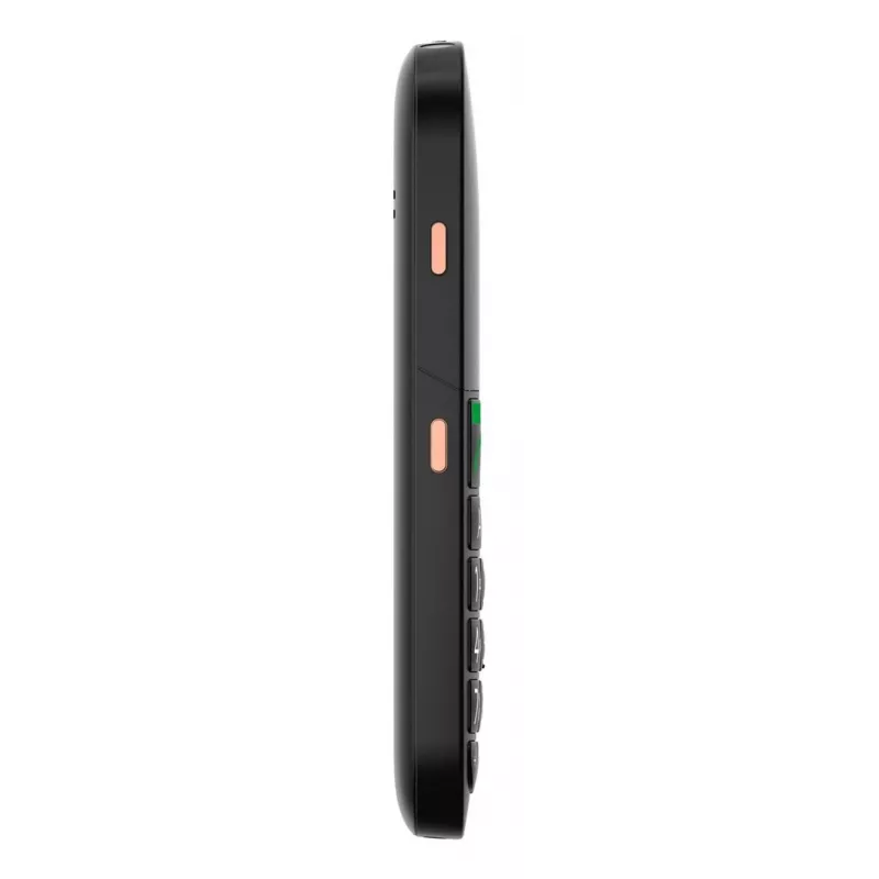 Senjorų mobilusis telefonas Gigaset GL695 – 2,31 colio (5,87 cm) ekranas, 240×320, viena SIM, 4G, 2 MP kamera, 1400 mAh, juoda