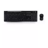 Belaidis klaviatūros ir pelės rinkinys Logitech MK270