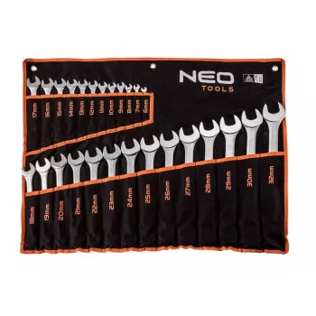 Neo Tools veržliarakčiai 6-32 mm, 26 dalių rinkinys