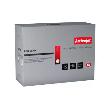 Activejet ATH-55NX kasetė (atitikmuo HP 55X CE255X, Canon CRG-724H; Supreme; 12500 puslapių; juoda)