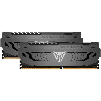 DIMM 16 GB DDR4-3600 (2x 8 GB) Dual-Kit, Arbeitsspeicher grau, PVS416G360C7K, Viper Steel, INTEL XMP