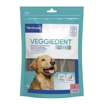 VIRBAC VEGGIEDENT FRESH dantų kramtukai šunims L dydžio