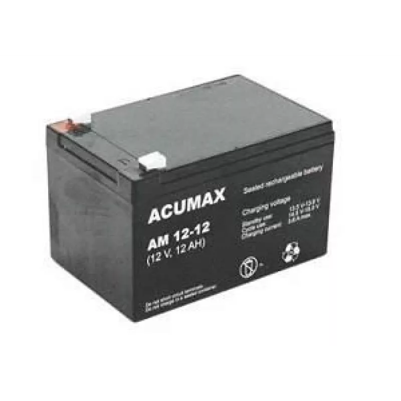 Akumuliatorius 12V 12AH VRLA AM12-12 Acumax EMU