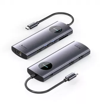 Vention 9-in-1 MST USB-C 4K 100W 5Gbps dokų stotelė