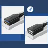 USB 3.0 ilginimo laidas adapteris UGREEN 10368B — USB A lizdas į USB A kištuką, 1 m, juodas