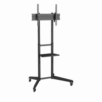 Sbox FS-400 Black – mobilus televizoriaus stovas grindims
