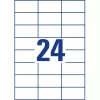 Avery 3474 lipni etiketė stačiakampė nuolatinė balta 2400 vnt.