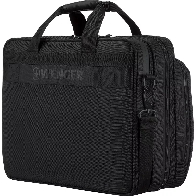 Dėklas nešiojamam kompiuteriui Wenger Legacy Black Series 16 colių – tinka iki 40,6 cm, juodas