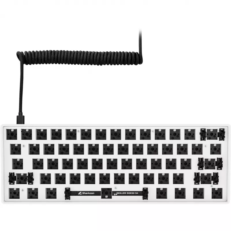 Sharkoon SKILLER SGK50 S4 žaidimų klaviatūra USB balta