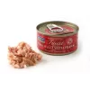 Šlapias kačių ėdalas FISH4DOGS Tuna fillet su krevečių gabaliukais 70 g – konservuotas ėdalas, 83% drėgmės, 14% baltymų, be glitimo ir sojos