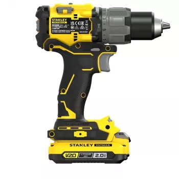 Belaidis gręžtuvas-suktuvas STANLEY FatMax V20 SFMCD726D2K 18V, 2x 2Ah Li-Ion, 80 Nm, 2 greičiai, LED