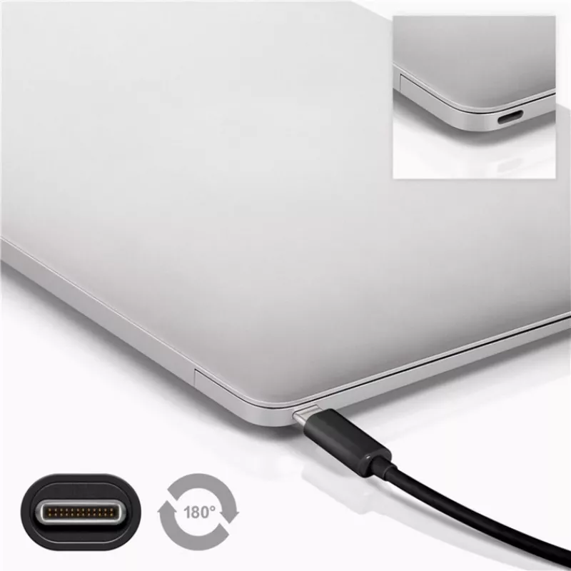 USB laidas Goobay 67989 0,5 m Mini-USB B į USB-C juodas