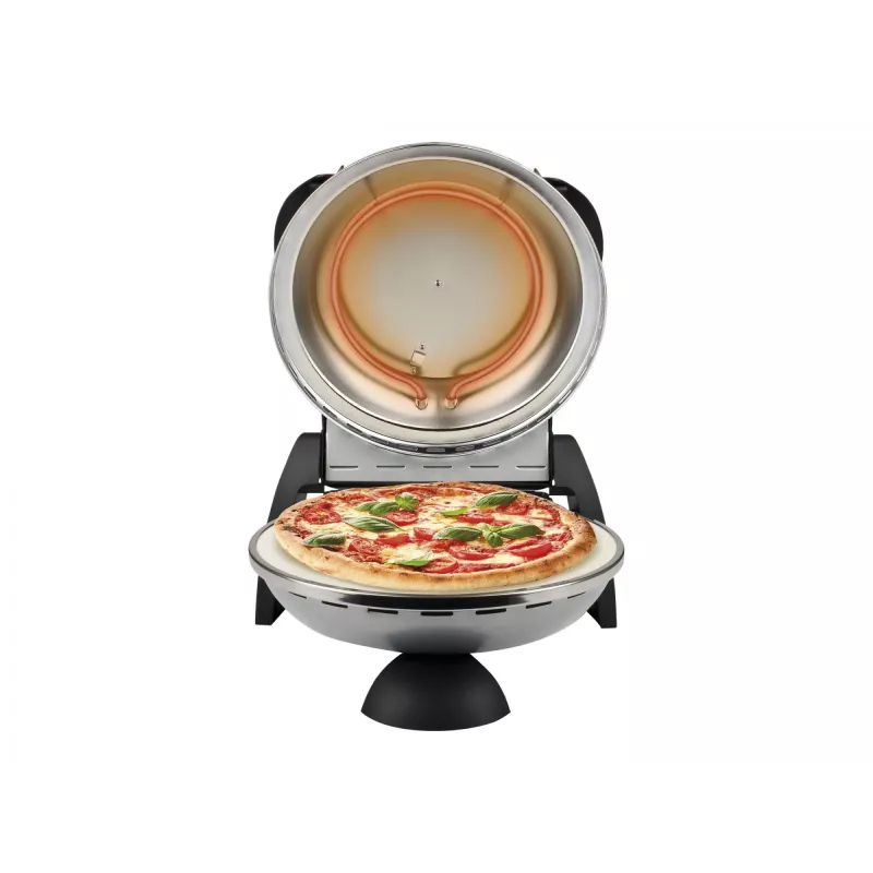 Picos kepimo aparatas G3FERRARI Delizia 1200 W, akmeninis kepimo paviršius, max 400°C, 31 cm pica, laikmatis, termostatas