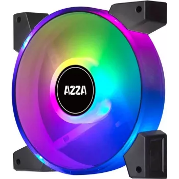 Kompiuterio korpuso ventiliatoriai AZZA Hurricane II ARGB 120mm 4 vnt. rinkinys