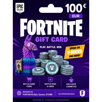 Fortnite dovanų kortelė 100 EUR verslui / darbuotojų dovanoms
