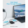 Anker 332 A8356G11 USB-C šakotuvas 5-in-1, 4K HDMI vienam ekranui, juodos spalvos