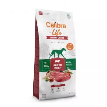 Sausas šunų ėdalas Calibra Life Senior Large Fresh Beef 12 kg