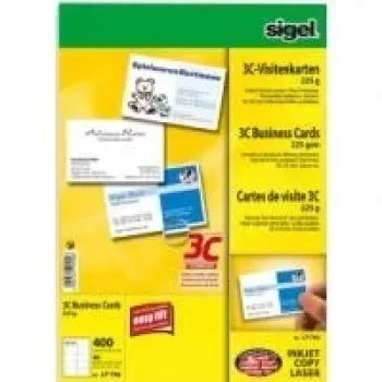 Vizitinės kortelės Sigel LP796 400 vnt.
