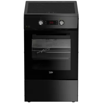 Beko FSM59305BDT indukcinė viryklė su elektrine orkaite, 60 L, 50 cm, juoda, A energijos klasė, 4 zonų indukcinė kaitlentė su boost