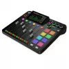 Studijo valdiklis RØDE Caster Pro II juodas — 4 XLR/TRS kombinuotos jungtys, 4 ausinių išėjimai, 8 pagalvėlės, jutiklinis ekranas, Wi‑Fi, Bluetooth, USB‑C