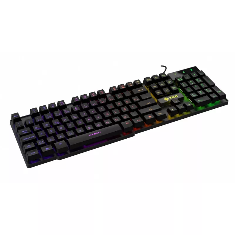 Incase Gaming Keyboard IKG-446 Regenbogen, RGB, dt. išdėstymas mažmeninė