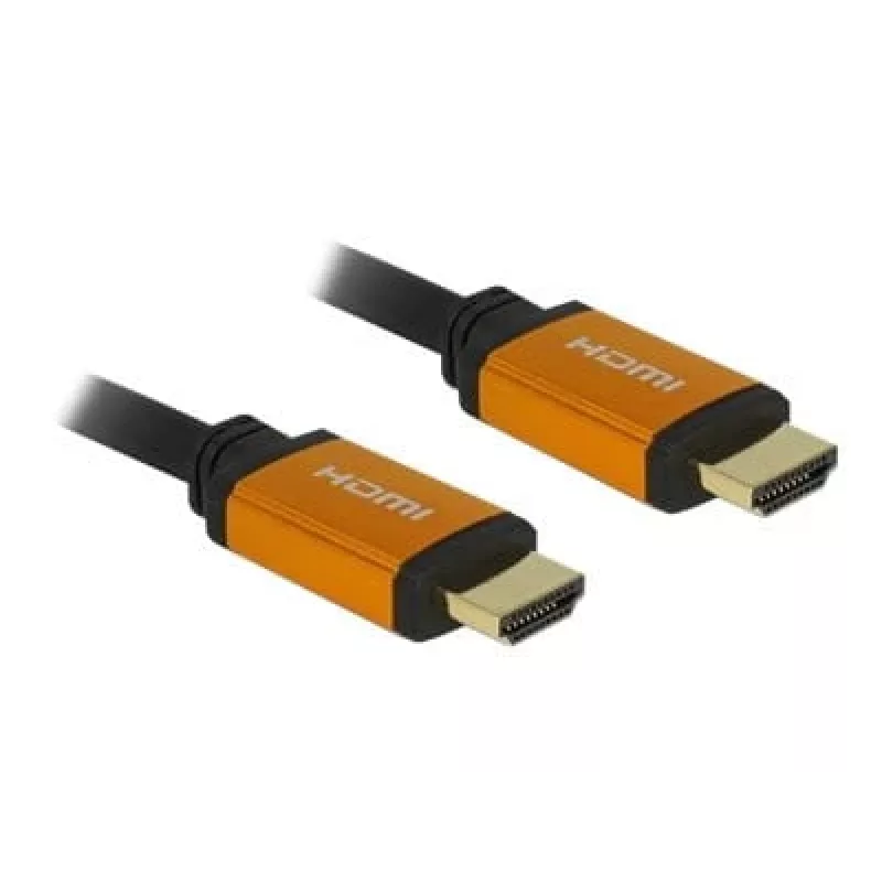 HDMI kabelis DeLOCK 85729 2 m HDMI A tipas standartinis juodas auksinis