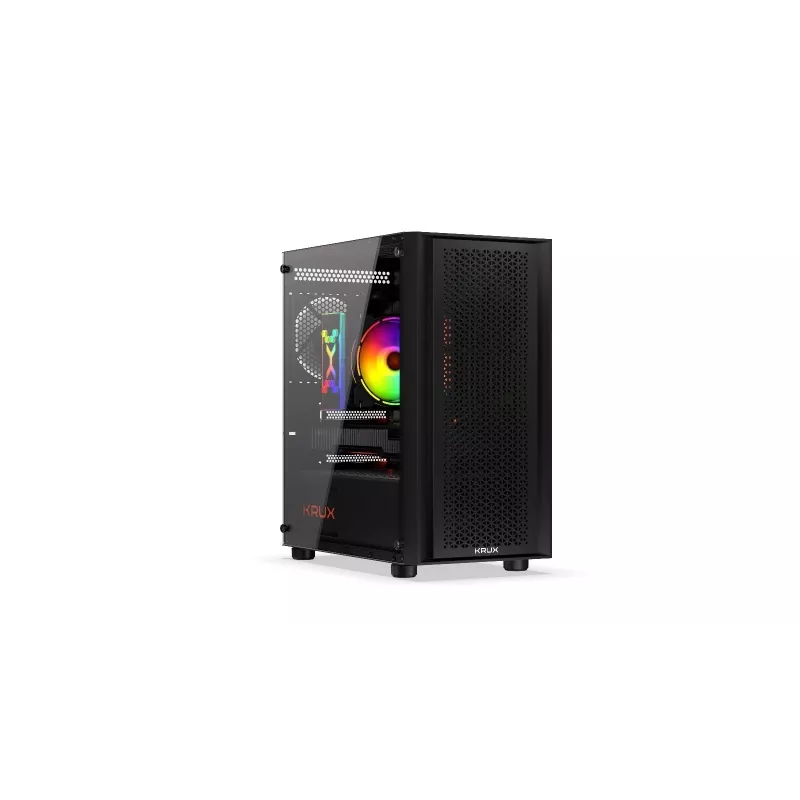 Krux KRXD002 Black Midi Tower korpusas